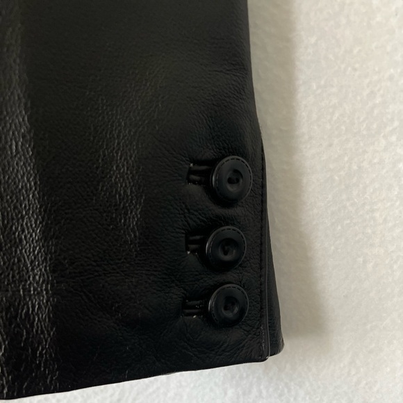 East 5th Genuine Leather Black Size 3X Jacket - Picture 10 of 12